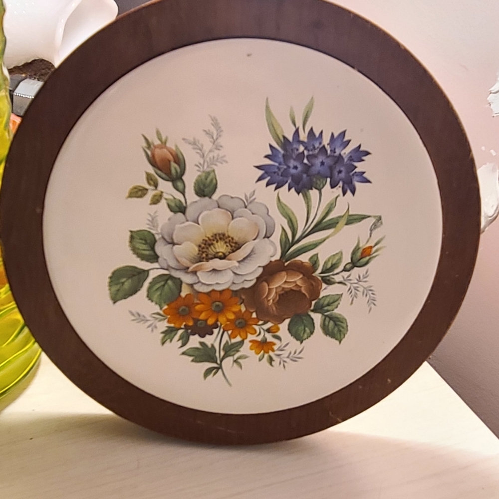 Vintage ceramic trivet